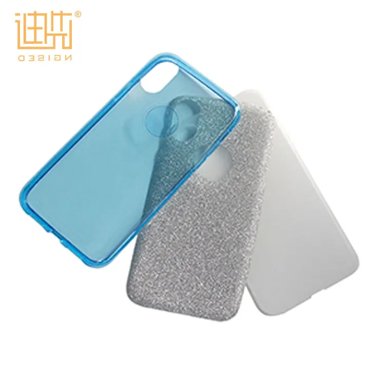

Newest fashion Shining design TPU PC material mobilephone case For iPhone   8, Transparency( customized )