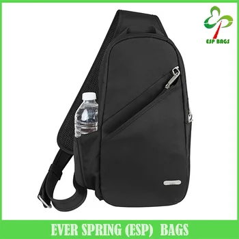 crossbody travel bag with water bottle holder