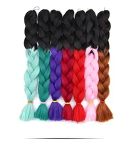 

Ombre color ultra braid premium quality 82inch 100gr small order available jumbo braids