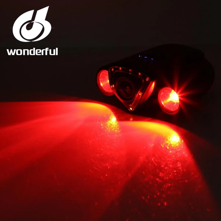 

Bicycle led Light for seat port with GPS ,WIFI and turn signal with 16GB SD card