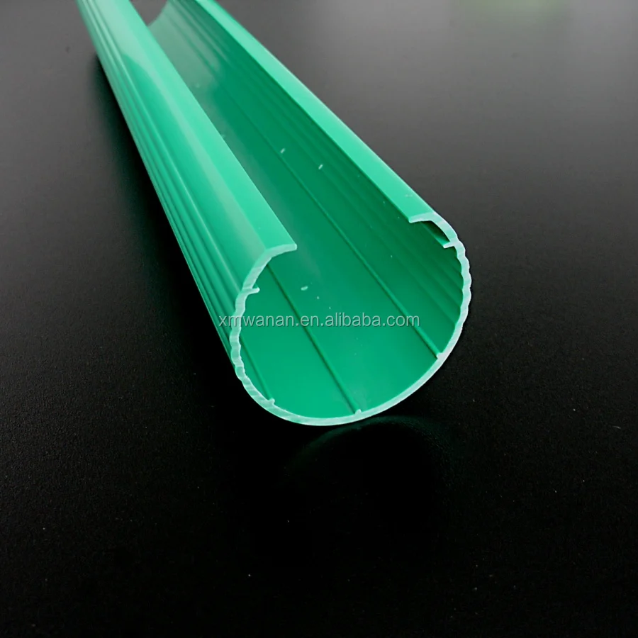 58 Mm Half Circle Plastic Extruding Green Color Pvc Pipe Cover Buy