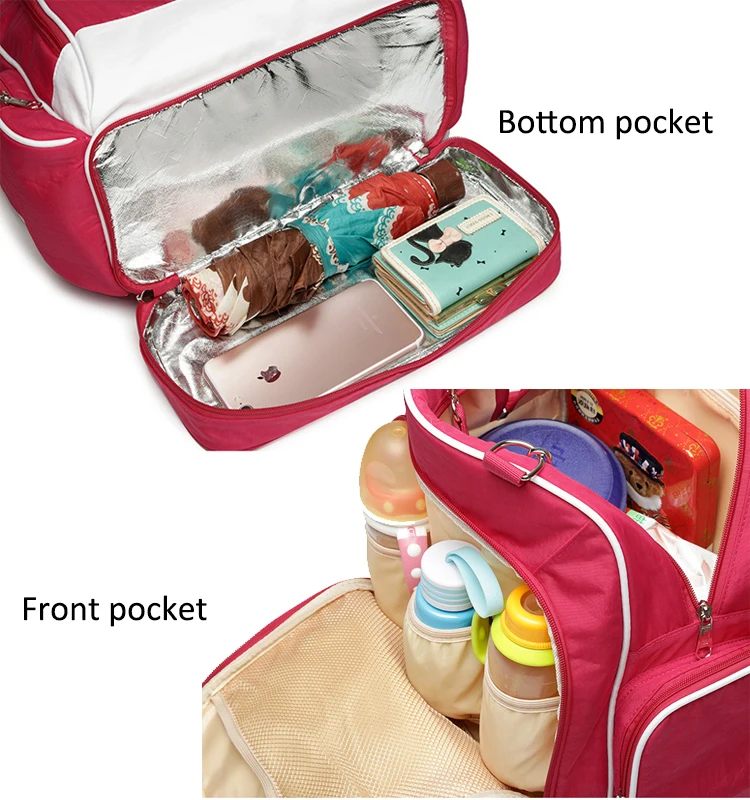 Korea Style Trendy Baby Care Bags Multi Function Mommy Bag Mommy Backpack Waterproof With