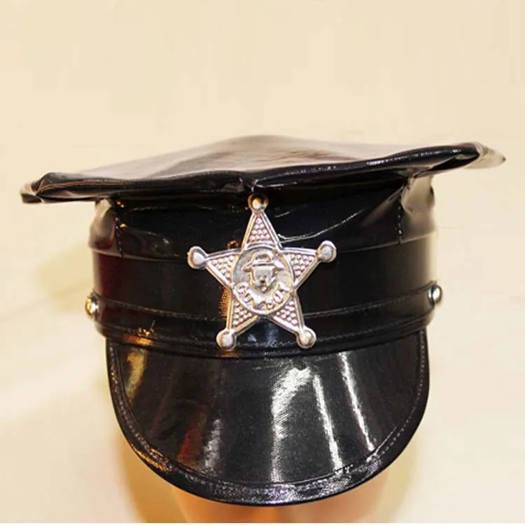 Party Costume Police Peaked Caps Buy Police Peaked Caps,Custom