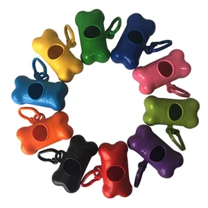 Image of Pet product dog bone waste bag holder for poop bag