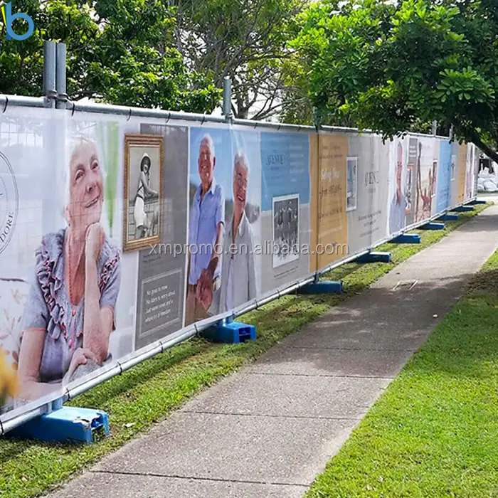 Banderines Gráficos De Publicidad De Envoltura De Valla Personalizada