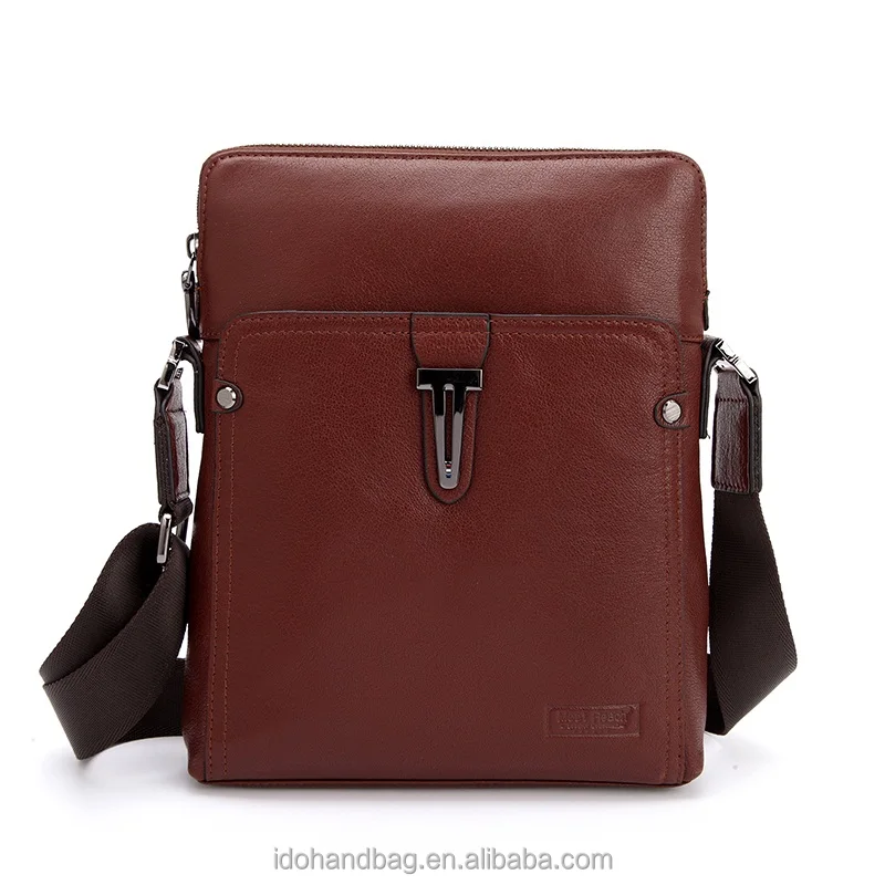Men's Genuine Leather Cowhide Vintage Messenger Bag Shoulder Bag ...