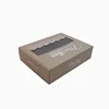 Paper Gift Box With Clear Pvc Window, printing recycled paper box wholesale with PET window