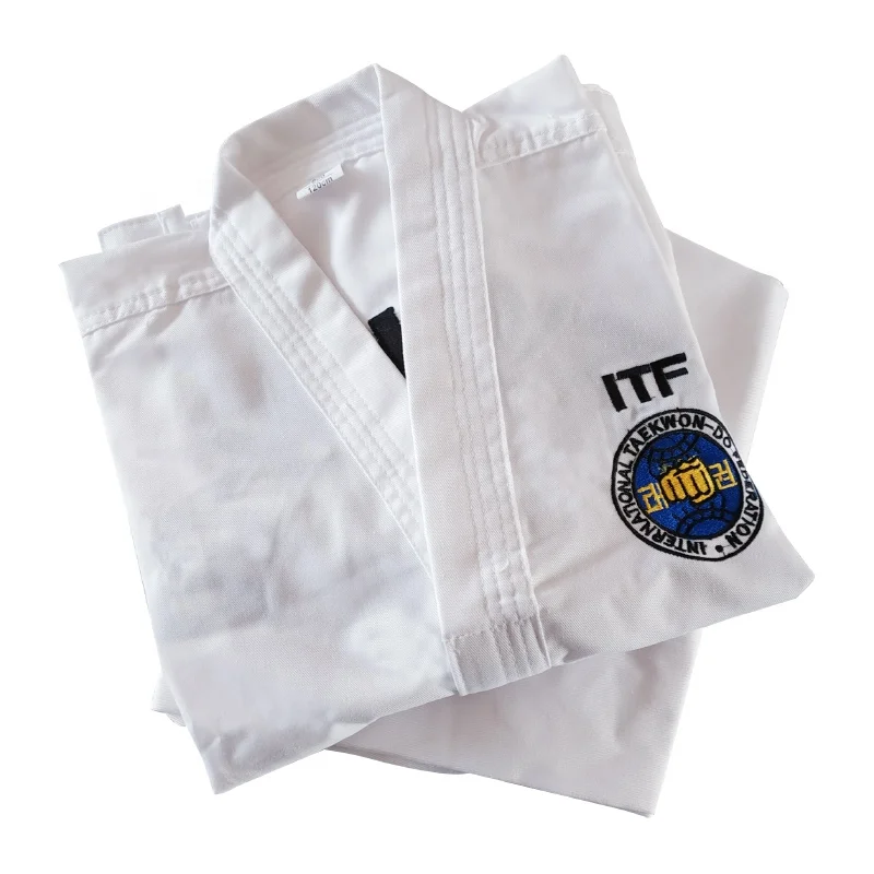 

Good Quality ITF Taekwondo Uniforms TKD dobok wear suits, White