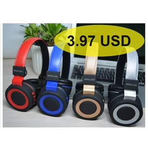 Wireless On Ear Bluetooth Headphones SD Card Slot