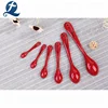 Custom Made Printing Tableware Kitchenware Red Ceramic Coffee Spoon