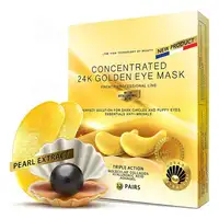 

Private Label Skin Care Hyaluronic Acid 24k Gold Crystal Collagen Eye Pad Anti Aging 24K Gold Eye Mask