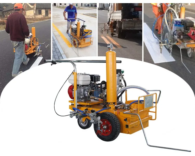 Factory direct price walk behind airless road line marking paint machine