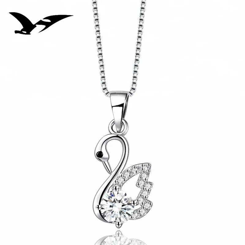 

hot sale swan cheap factory price 925 pure silver pendant, N/a