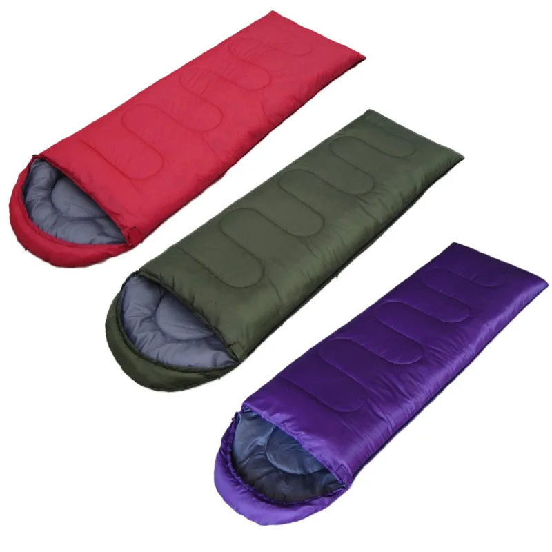 

Promotional Custom Envelope Anti Bite Zip Draw Cord Outdoor Camping Sleeping Bag, Blue, army gree, red, navy blue