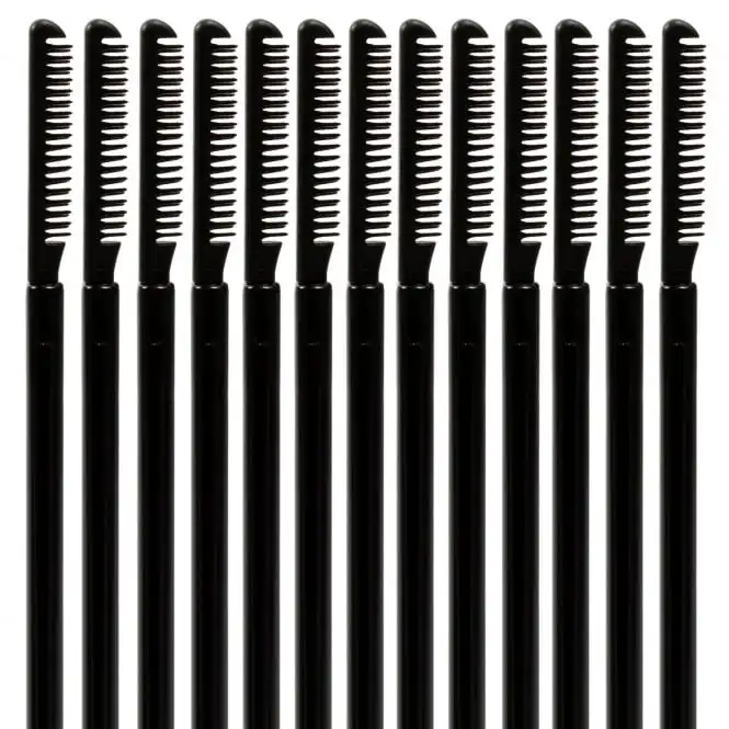 

Beauty mini eye brow comb brush eyebrow grooming brush free sample