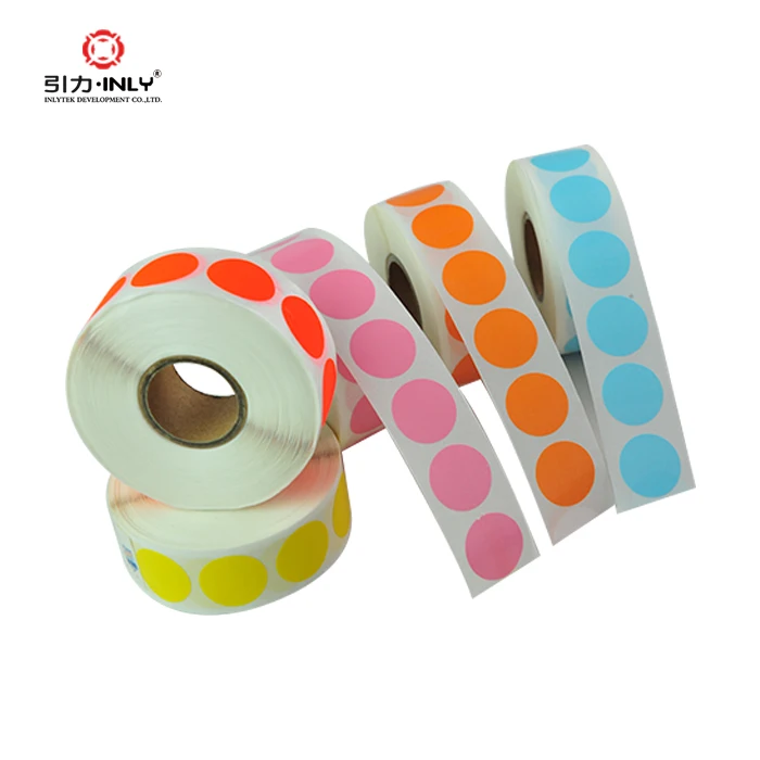 Point Sticker Color Coding Label Colorful Stickers Adhesive Dot Label ...