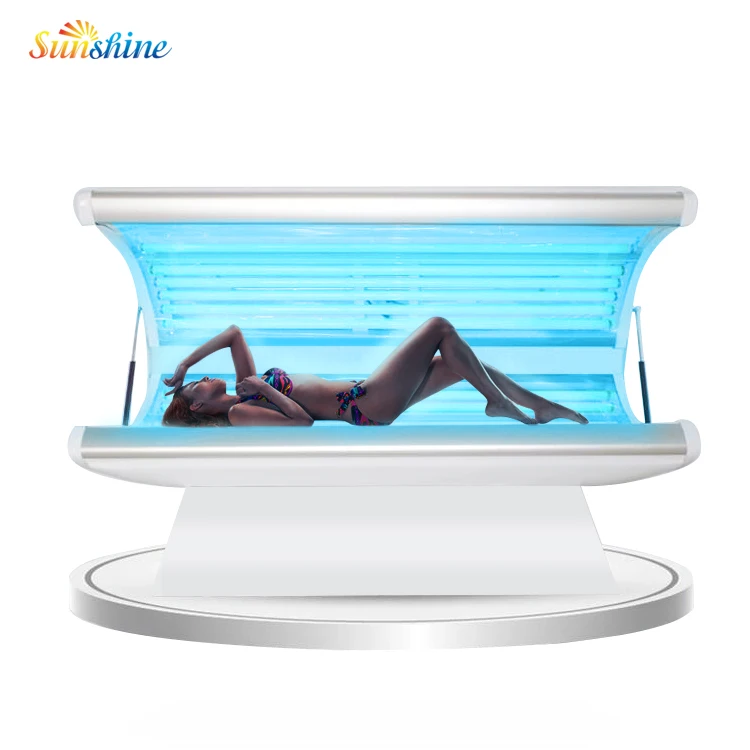 

UV lying down tanning bed solarium bronze skin for Sunbodies Tanning Salon 3kw