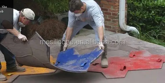 
Polyurethane Rubber for concrete stamping 
