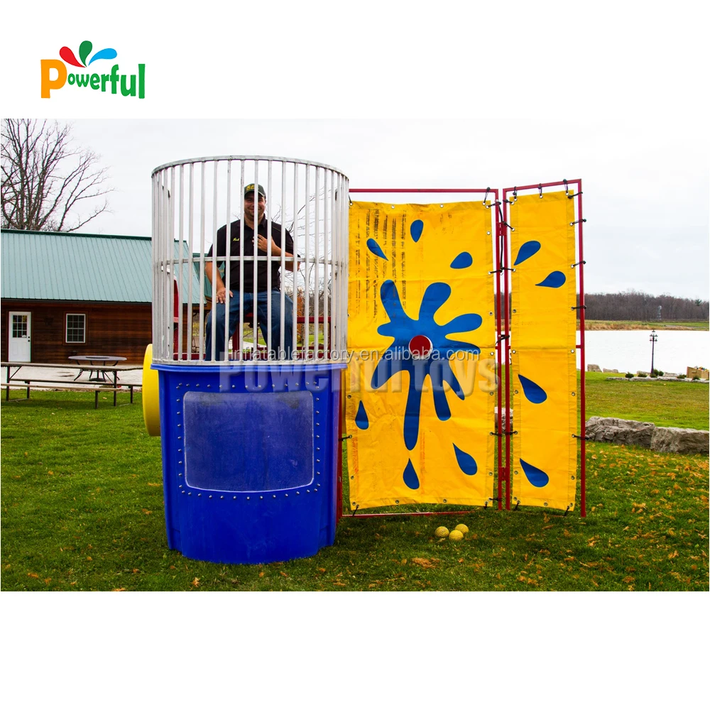 Hot Sale Inflatable Dunk Tank Funny inflatable Water Games for rental