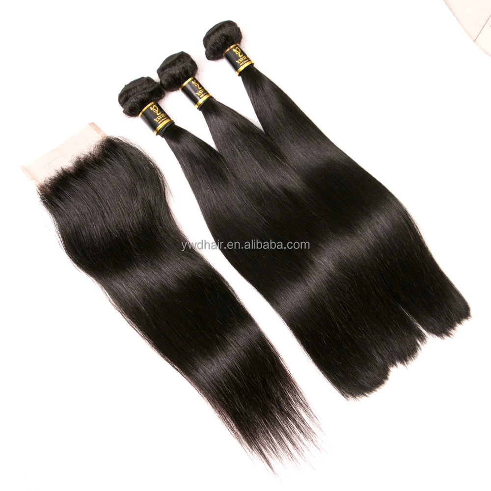 

wholesale 1PC Top Closure With 3 Bundles Virgin Peruvian Hair Weft 3 Bundles with 1pc Lace Closures Peruvian Unprocessed Hair