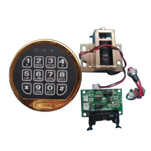 Gun Safe Lock Round Kepad Steel Solenoid Buy Electronic Lock Solenoid