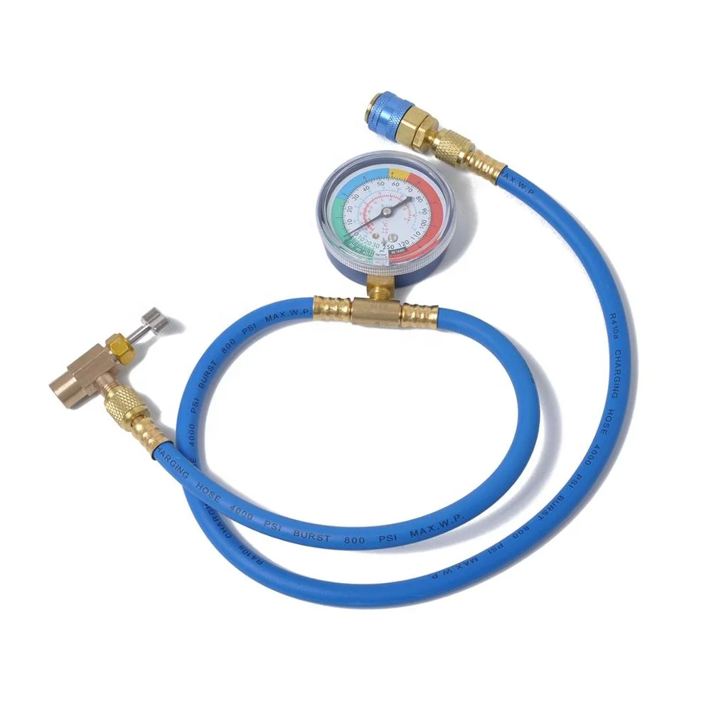 R134a Recharge Hose Pressure Gauge Adapter/charging Hose Adapter With