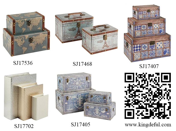 Vintage style retro printed butterfly suitcase for travel