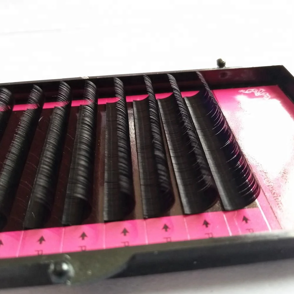 

Anforlin Classic Individual Lash Extension Trays Silk Ellipse Flat Ptb Korean Eyelash Extensions Professional Set Vendor, Matte black,glossy black,natural black,colord