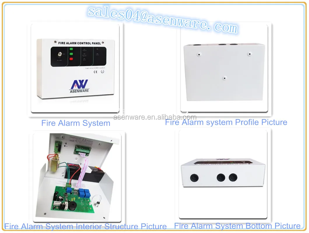Asenware Brand Conventional Fire Alarm Control Panel
