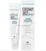 

Vegan eco friendly transparent gel teeth whitening cold press virgin coconut oil toothpaste brands