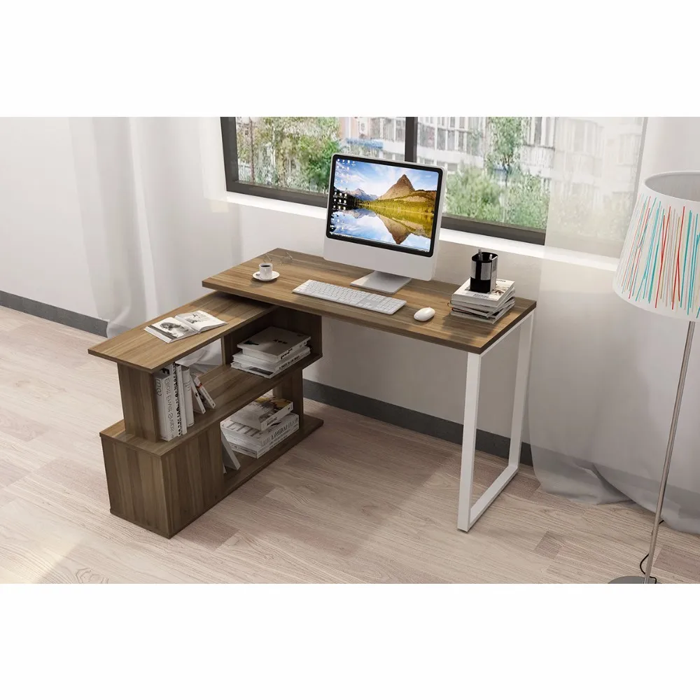 木制写字台电脑桌家庭办公家具工作站