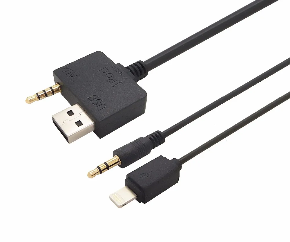 3.5mm Aux Audio Usb Adapter Car Stereo Cable For Hyundai Kia To Iphone 5 5s 6 6s Plus Buy Usb