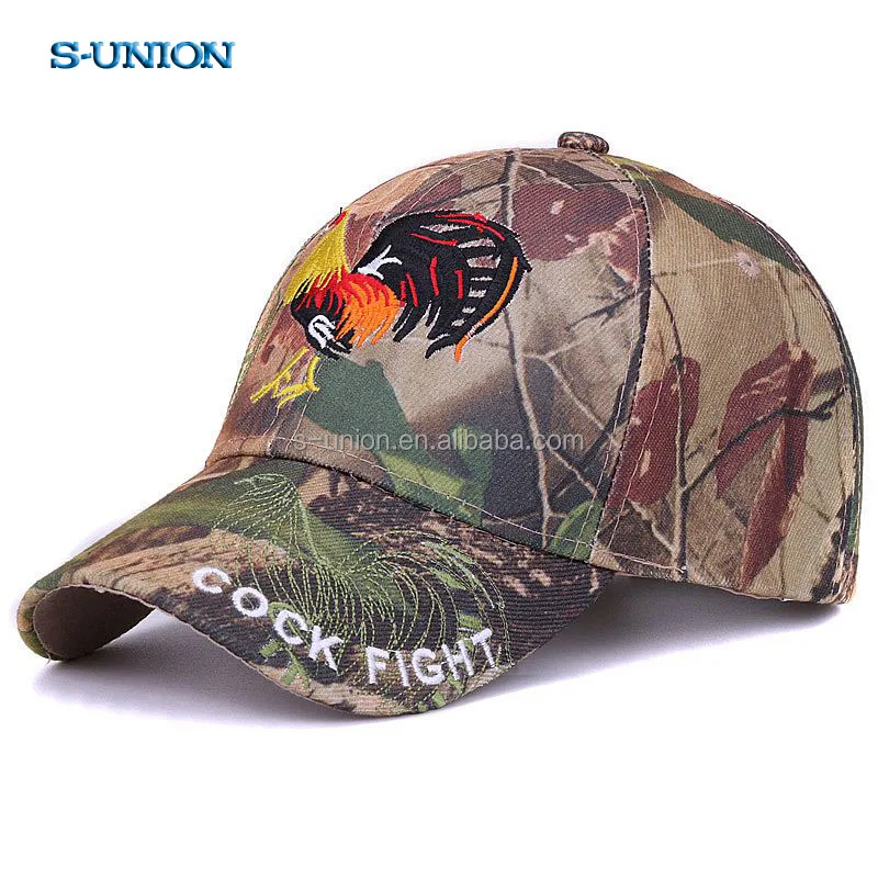 

S-UNION unisex outdoor camo sport cap embroidery cock camouflage baseball cap hat