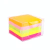 Hot sale stick note color memo pad sticky note block wall sticker 3x3inch/500Sheets