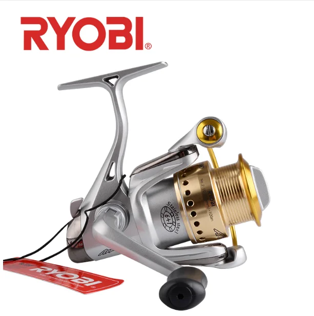

Free shipping Reel fishing RYOBI APPLAUSE 3000 4000 wholesale Anti-twisting fishing reel with Full metal body, Golden