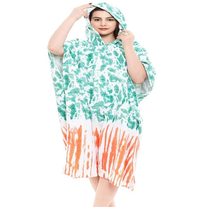 Changing Towel Surf Poncho Compact And Lightweight Microsuede Travel