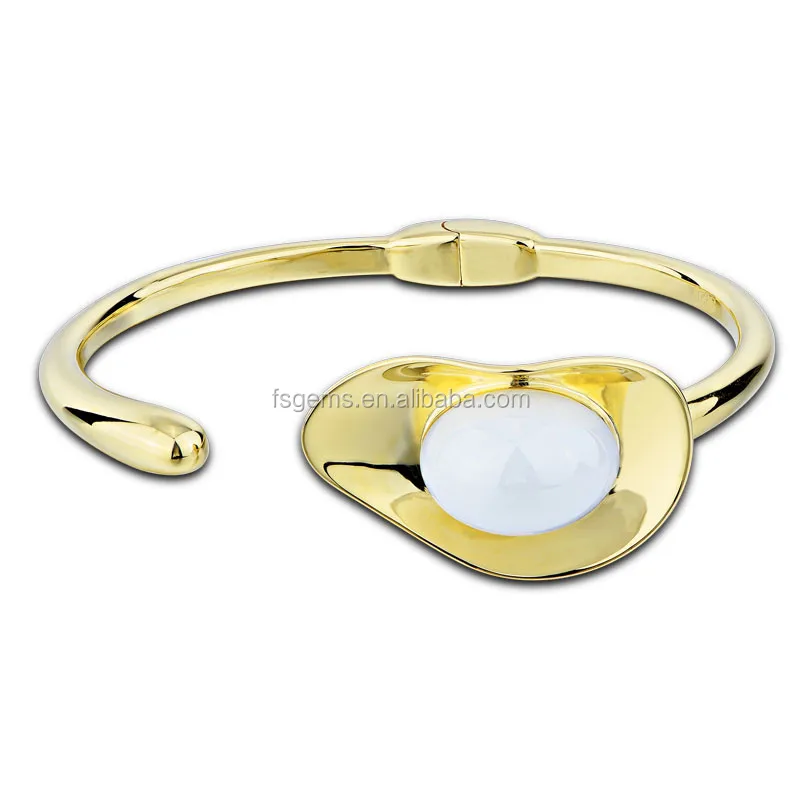 Fashion Intelligent Jewelry Lotus Smart Bangle for Women