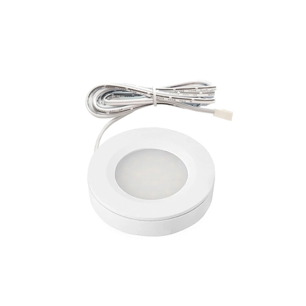 Soft white 2700K surface mounted 3watt led under cabinet Puck Light