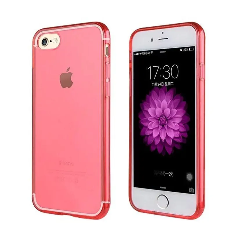 

Hot Selling Products 1mm Thickness Colorful Soft Crystal Clear TPU Case for iPhone 7 Plus, Like the following colors