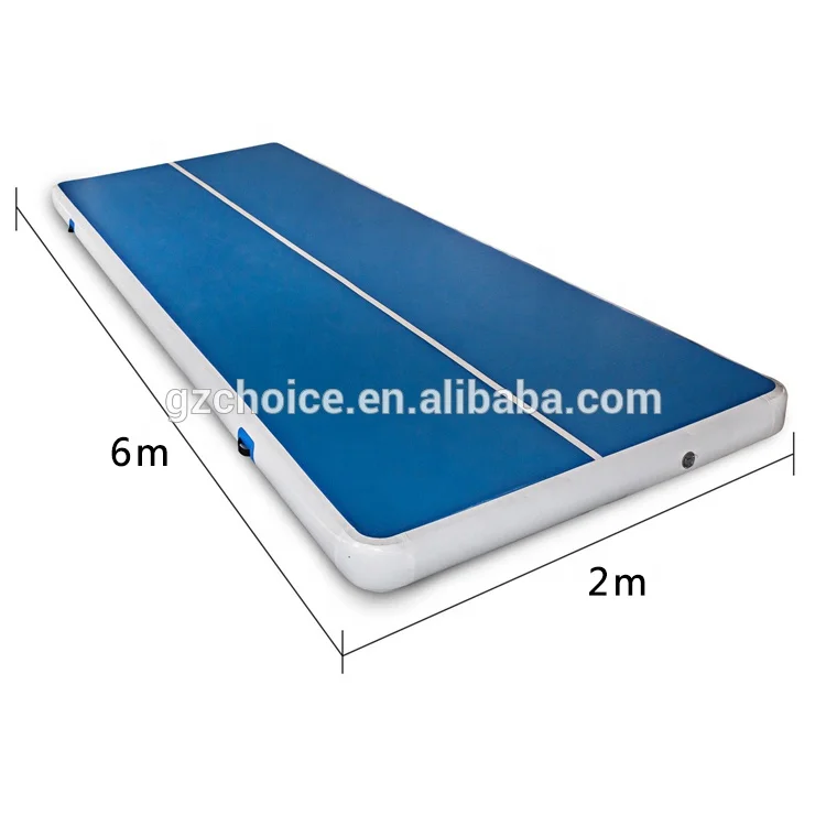 

High Quality Durable Inflatable Air Tracks Mat Customized 3m 4m 5m 6m Air Tracks, Blue