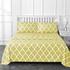Luxury Super Soft 100%Microfiber Trellis Pattern 4 PCS Bedding Sheet Set