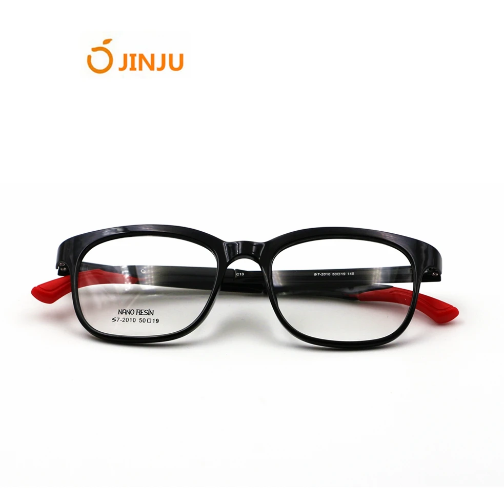 

S7-2010 Fashion Flexible Teenager Eyeglasses NANO material kids optical frames Eyewear With Adjustable Temples, 11 colors