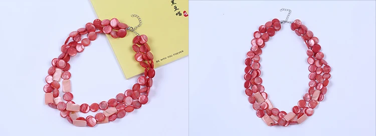 New Style Custom Handmade Fashionable Jewelry Handmade 18 mm Shell Necklace For Women