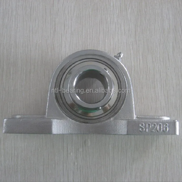 30 Mm Shaft Stainless Steel Pillow Block Bearing Unit Ssucp206