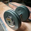 New Arrival Excellent Cast Iron with Polished Chrome Caps dumbbells set On sale