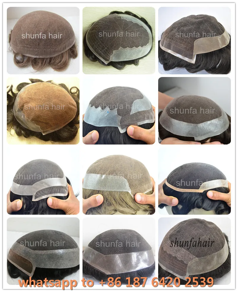 Suppliers of Hairpieces, Toupees and full head Wigs,swiss lace human hair mens toupees.jpg