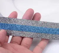 

TPU hot melt adhesive film glitter fabric lace tape,polyester fibre banding,silk ribbon laster cut transfer for jeans decorative
