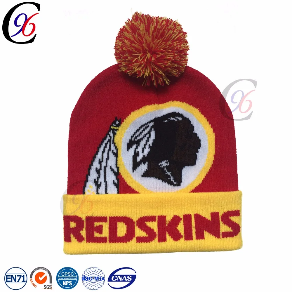 Chengxing new style wholesale online custom winter sports outdoor warm crochet bobble pom pom knitting cc beanie hat brands