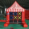 Double side inflatable 4 spot game and tic tac toe for kids and adults sport interactive fun