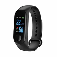 

Newest color screen fitness activity tracker M3 smart bracelet with heart rate monitor